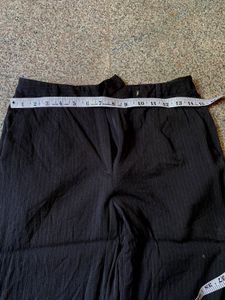 Black Wide-Leg Trousers