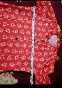 kurta pant set Red