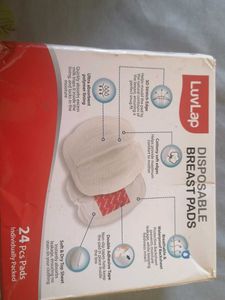 luvlap disposable breast pads - 24 in pack