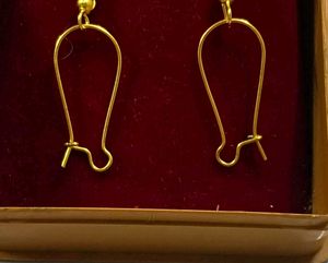 Eyer ring golden Kidney Design Korean Trendy