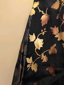 Orchid Blues- Floral Print Ethnic Maxi Skirt