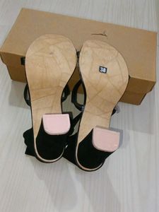 Stylish Black Strappy Heels