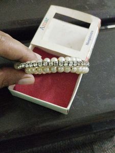 Pearl &amp; Crystal Bracelet Set