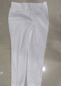Classic White Men's Trousers