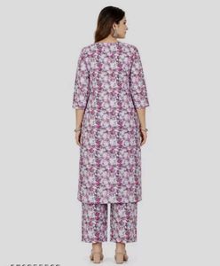 Floral Print Kurta Set