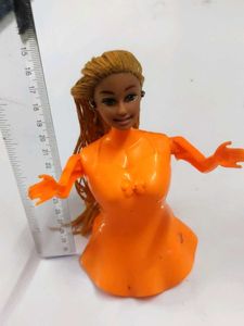 Vintage Orange Doll Body unique