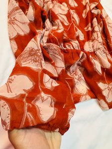 Floral Ruffle Blouse