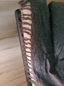 comfy grey throw