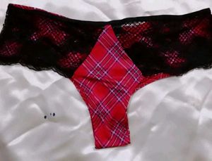 Plaid Thong panty