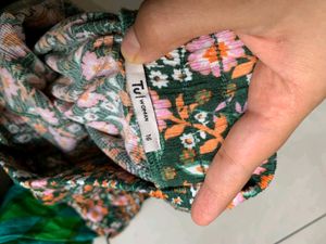 Colourful Cotton Skirt Size 16, Tu Woman Brand UK