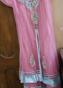 Pink Embellished Ethnic Gown