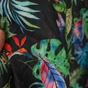 Tropical beach coverup