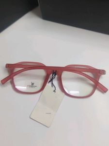 Stylish Light Maroon  Round Eyeglasses