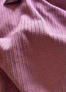 Peach Ruched Top with Ruffle Sleeves