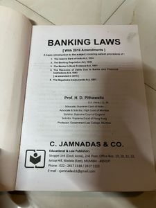 Banking Laws 2019 by Pithawalla
