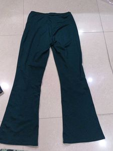 Dark Green Flared Pants