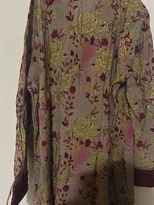 Beautiful Floral Print Kurta
