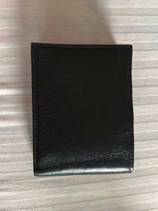 Classic black leather wallet