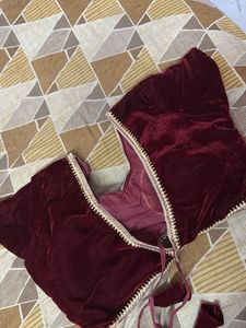 Elegant Velvet Blouse