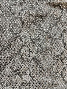 Sparkling Silver Snake Print Halter Top