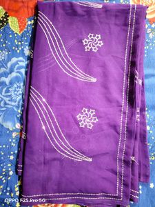 Beautiful Purple Saree