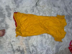 Yellow Embellished Kurta