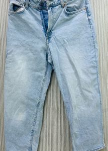 H&amp;M Cropped High waist jeans