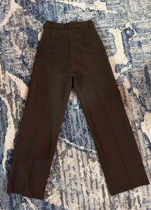 [PRICE-REDUCED] Coffee-Brown Pintuck Korean Pants