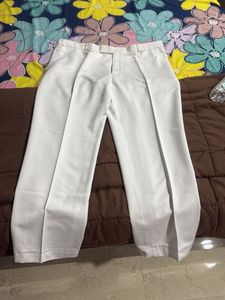Classic White Trousers