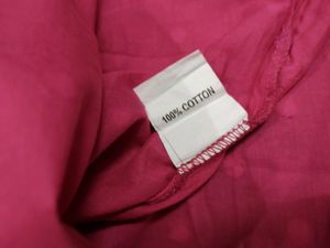 Aaboli Pink Polka Dot Kurta With Sequined Work
