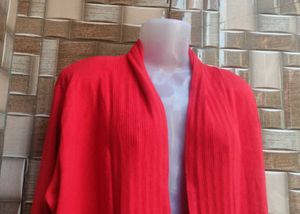 Red Open Front  shrug