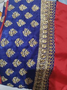 🔴Designer Saree with Blouse