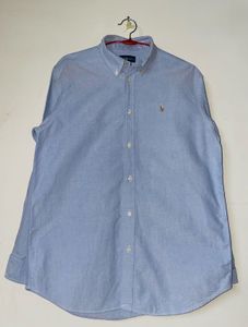 Ralph Lauren Blue Button-Down Shirt