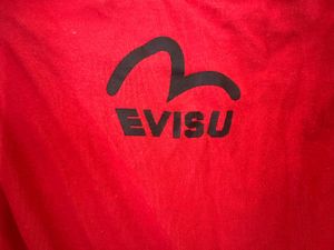 EVISU Red Graphic T-Shirt