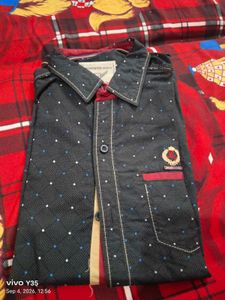 Stylish boys  Polka Dot Shirt
