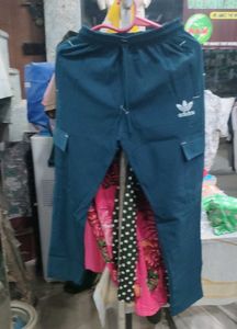 Blue Adidas Track Pants