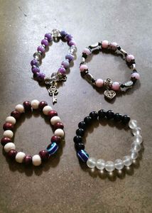 Set of 4 Beaded Bracelets