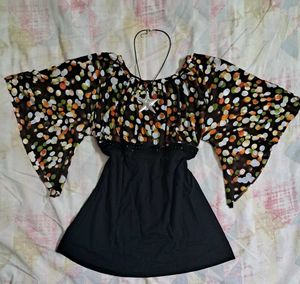 Y2k Vintage Retro Bell sleeves top