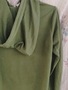 Olive Green Vogue Hoodie