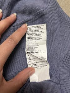 Benetton Blue Cotton Sweater