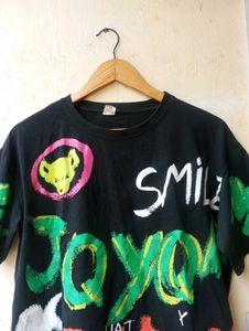 Vibrant Graffiti Print T-Shirt (Women)