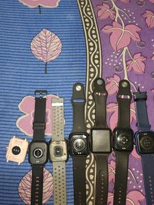 Lot of 7 Smartwatches not working