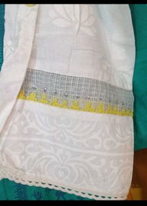 Pack of 2 Kurtas - Teal &amp; White