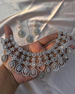 ✳️ Fixed Price  American Diamond Jewellery Set✳