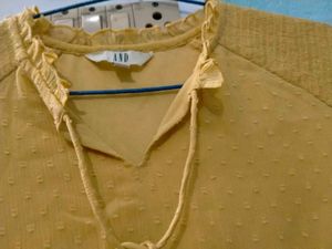 Yellow Georgette Dress