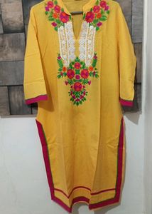 !Yellow kurti #festive Wear