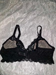 Black Lace Bra