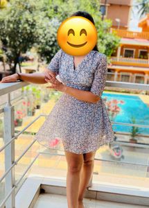 Floral Print Wrap Dress