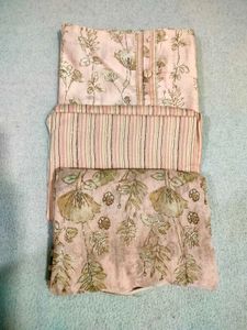 Pretty Floral Print Dress Material