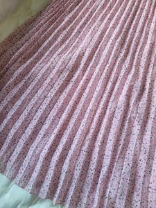 Pleated Pink Skirt